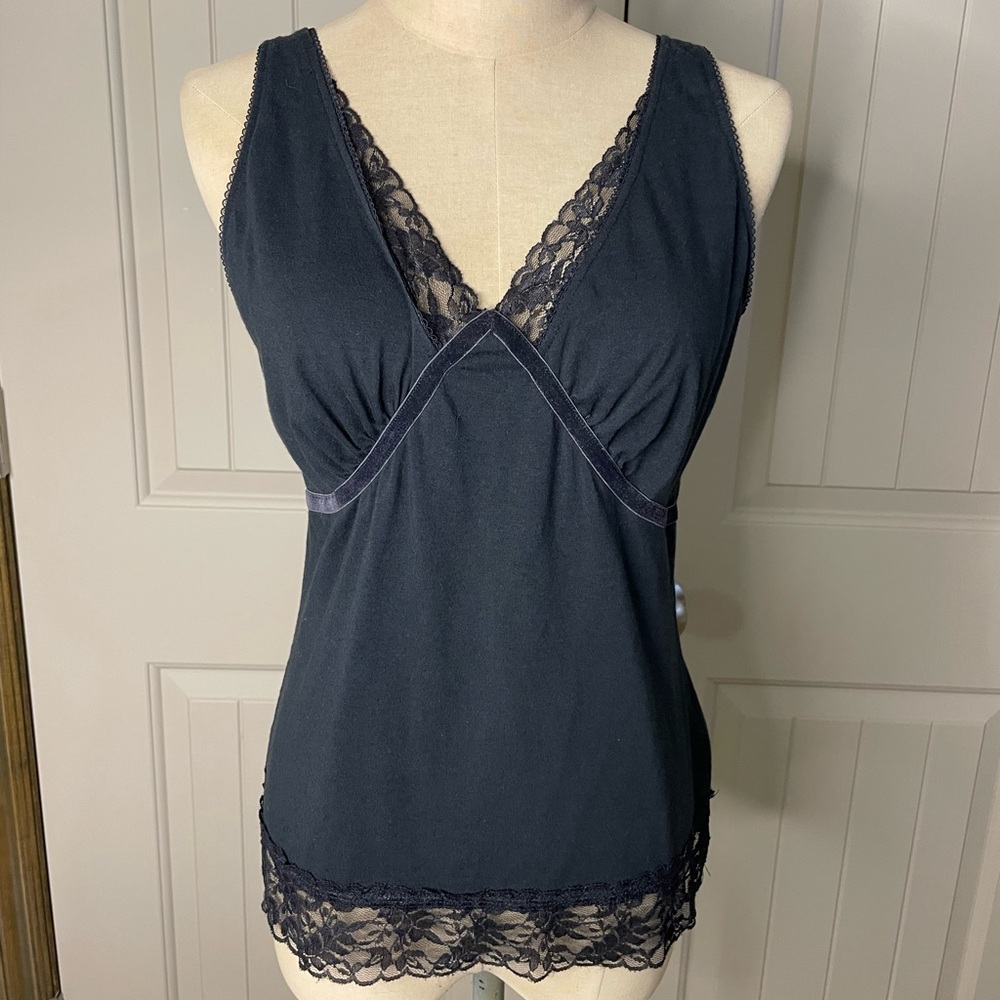Black Tank with lace
